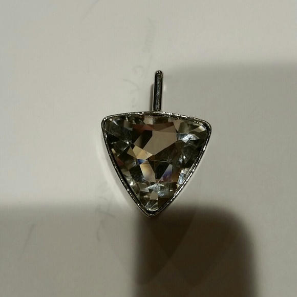 Silver neck chain slide, some kind of big pretty - Picture 2 of 2