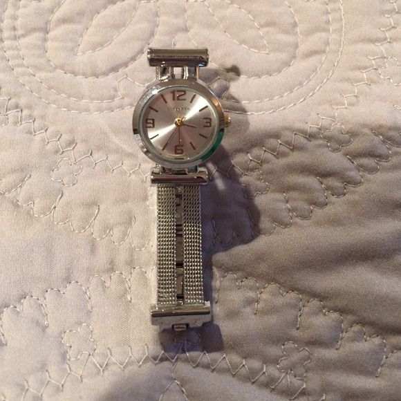 Woman silver watch