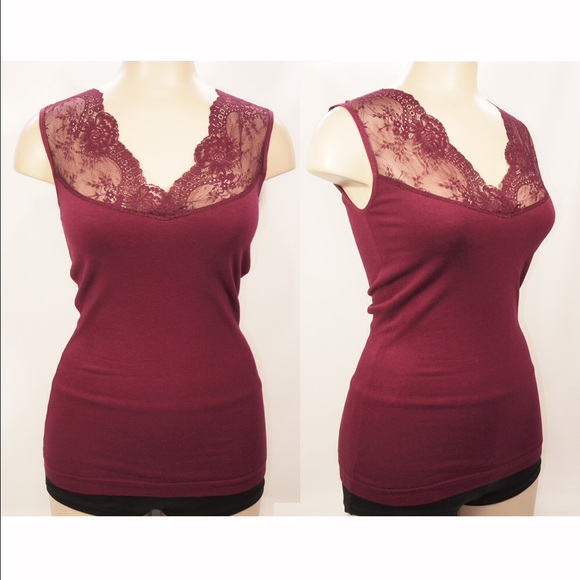 M/L, Lace thermal shaper vest top