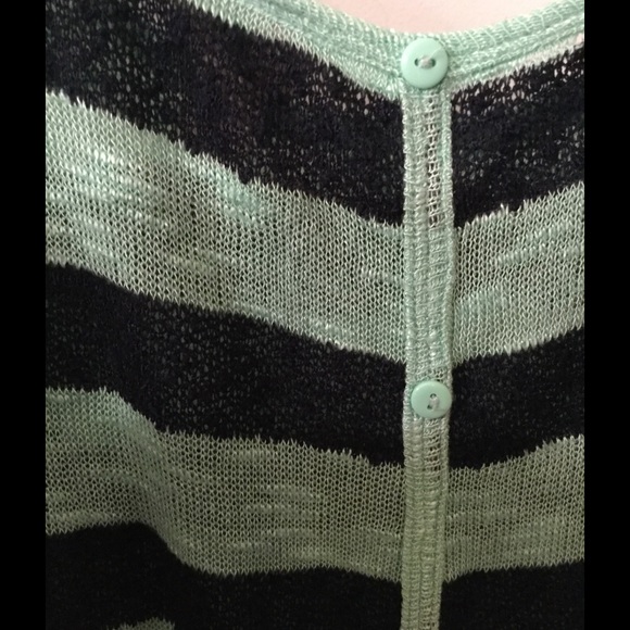 Mossimo Lightweight Green & Blue Sweater - Picture 3 of 3