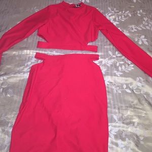 Missguided Coordinate set with cut outs