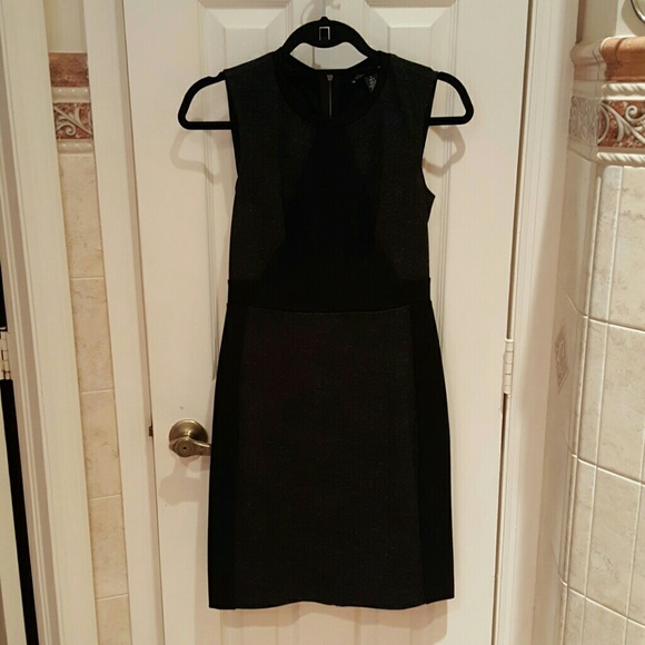 This is a black dress casual with dark grey