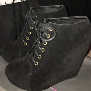 Black Booties Size 8