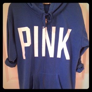 Victoria's Secret PINK full zip boyfriend hoodie