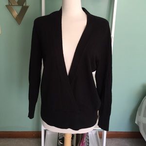Jcrew wrap front sweater