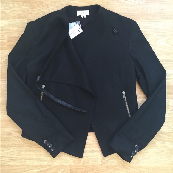 Helmut Lang cropped sonar wool jacket, Sz M - Picture 2 of 4