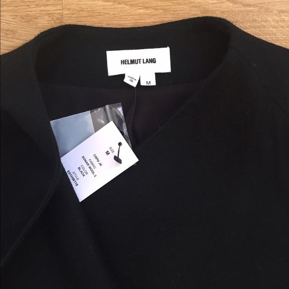 Helmut Lang cropped sonar wool jacket, Sz M - Picture 3 of 4