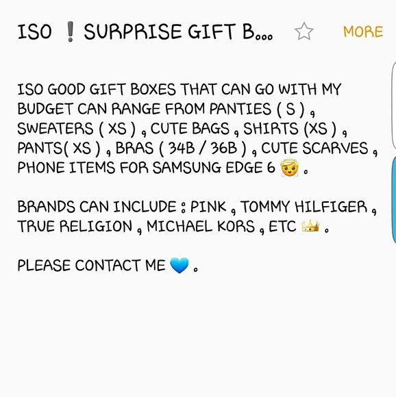 ISO SURPRISE BOXES .