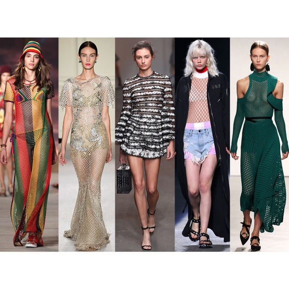 "A Fable" Netted Pullover Dress or Tunic - Picture 3 of 3