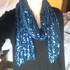 Sequined scarf
