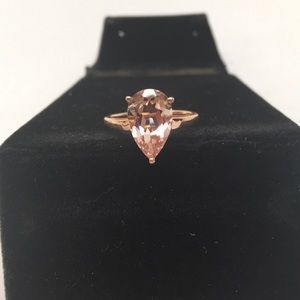 10k Morganite Rose Gold Ring