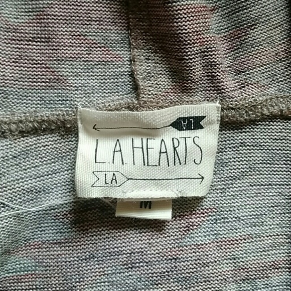 Hooded long sleeve aztec print cardigan - Picture 2 of 4