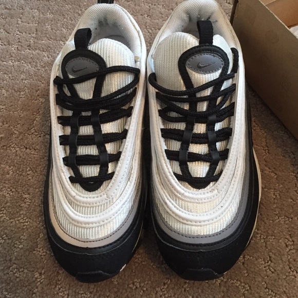 Air max 97s black and white