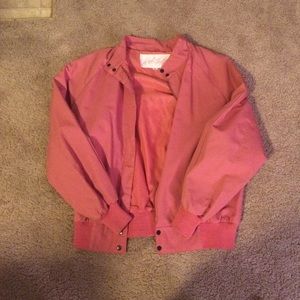 Pink lord and Taylor baseball jacket