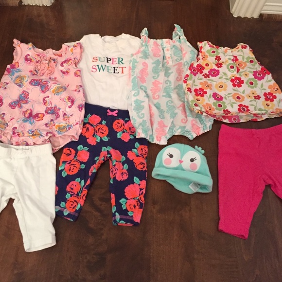 Baby girl bundle size 6 months Excellent condition
