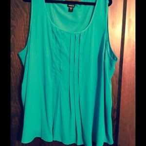 Teal Tank/blouse