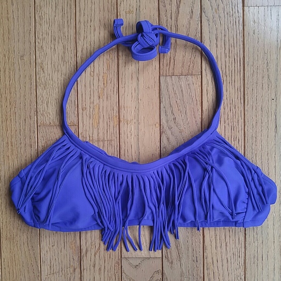 ♦ 3 for $15 Fringe Swim Top Like New - Picture 1 of 4