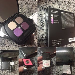 New Bare Minerals eyeshadow quad and mascara set