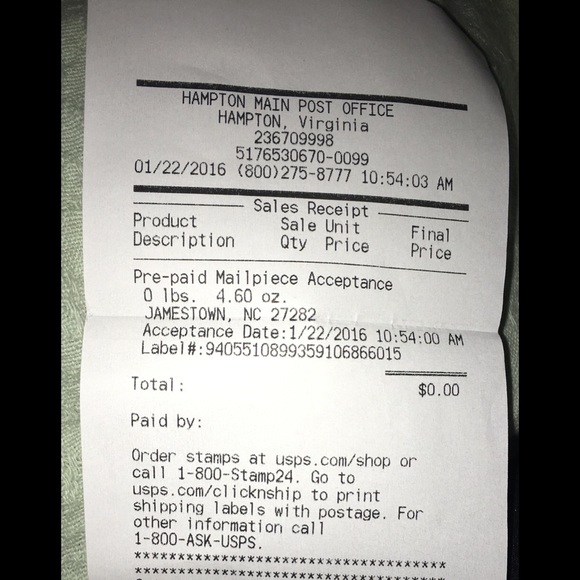 TRADING SHIPPING PROOF - Picture 2 of 2