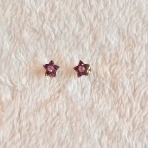 Michal Negrin Purple Stud Earrings