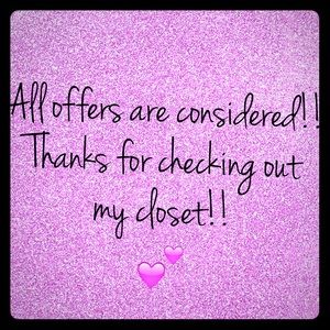 Feel free to make any offers!