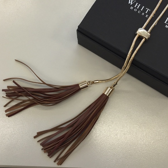 White House|Black Market Tassel Necklace