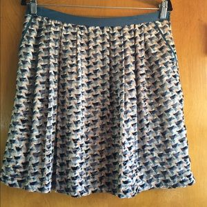MARC BY MARK JACOBS Puzzle Print Velvet Skirt