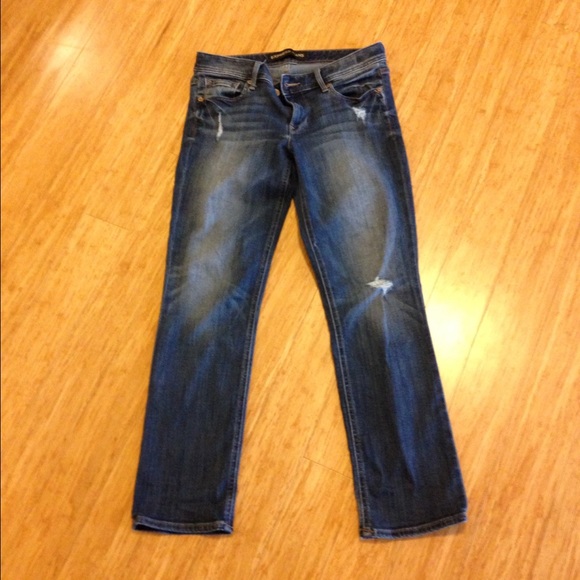 Express cropped skinny low rise