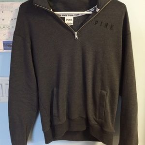 New Pink quarter zip