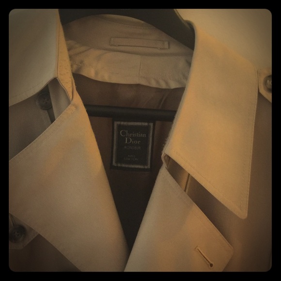 Men's Christian Dior Trench Coat - Picture 1 of 4