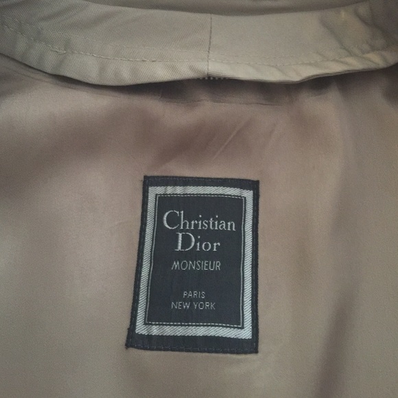 Men's Christian Dior Trench Coat - Picture 4 of 4