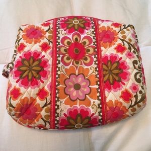 Vera Bradley large cosmetic bag Folkloric pattern
