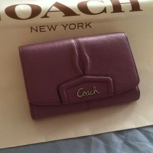 Lilac/ Purple Coach wallet