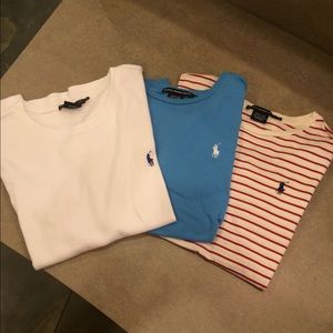 Women's Ralph Lauren T-shirt bundle, Size L