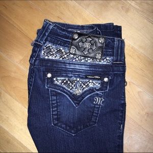 Glitzy sparkly miss me jeans!