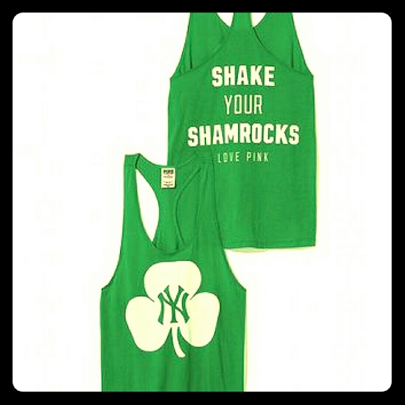 Victoria's secret pink NY Yankees St. Patty Day