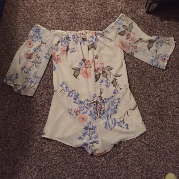 Off the Shoulder Romper