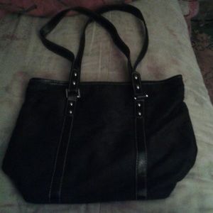 Black handbag