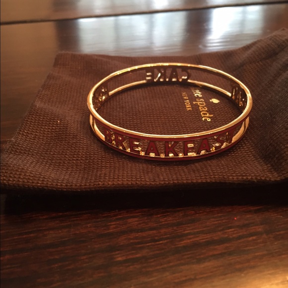 Kate Spade Bracelet- "EAT CAKE FOR BREAKFAST"