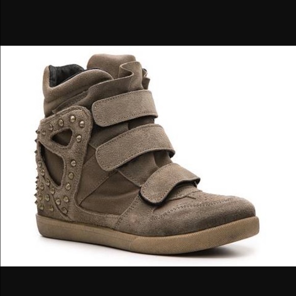 Modern Vice Cannes Studded Wedge Sneakers