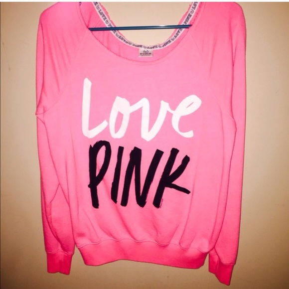 PINK from vs off shoulder sweater
