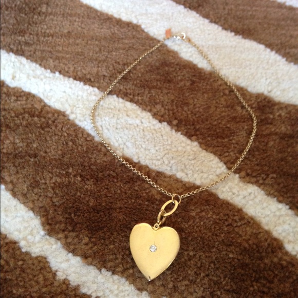 $1 Gold heart necklace - Picture 2 of 3