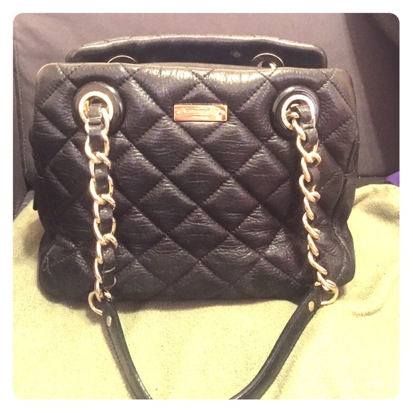 Black quilted Kate spade purse!