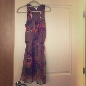 Bar III Floral Print Dress