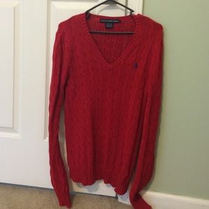 Red RALPH Lauren Sport Sweater L