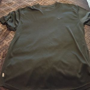 Gray Dri-fit Nike workout shirt for Men