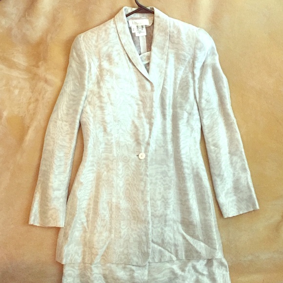 Vintage Silver ESCADA Suit Size 36