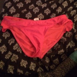 Ruffled bikini bottom