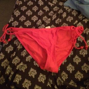 Tied bikini bottoms