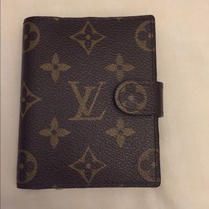 Sold. Louis Vuitton mini agenda